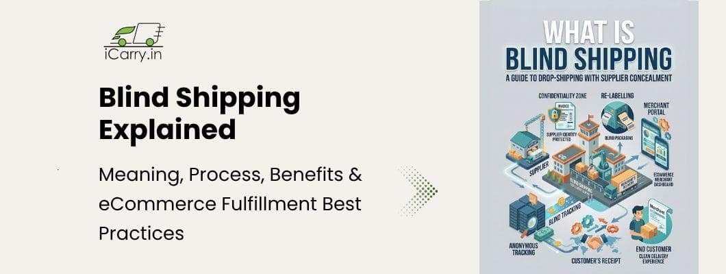 Blind shipping explained - meaning process benefits and eCommerce fulfillment practices