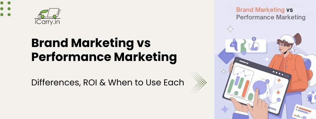 Brand marketing vs performance marketing - Differences, ROI and when to use each