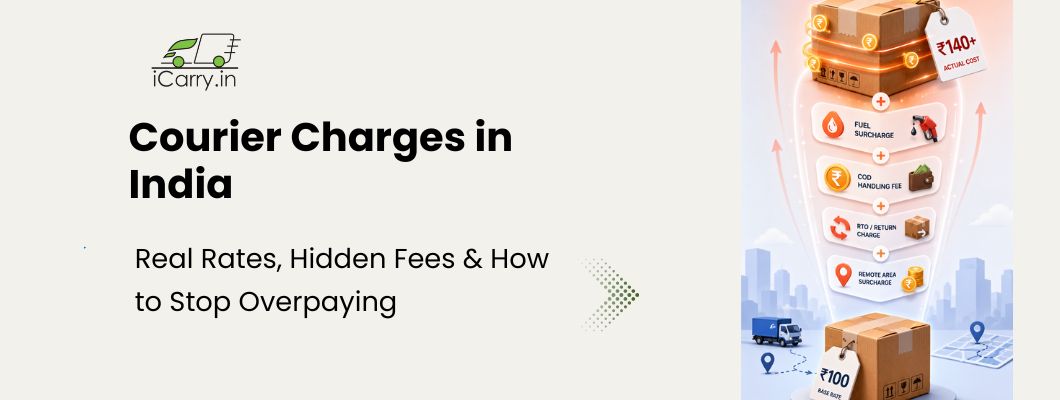 Courier charges in India 2026 - real rates, hidden fees and how to reduce eCommerce shipping costs