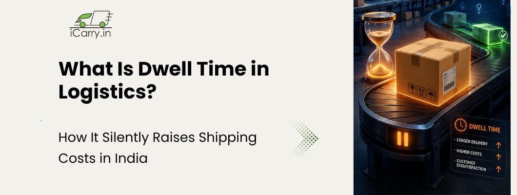 what is dwell time in logistics illustration explaining how warehouse dwell time increases shipping costs delays deliveries and reduces ecommerce efficiency in India