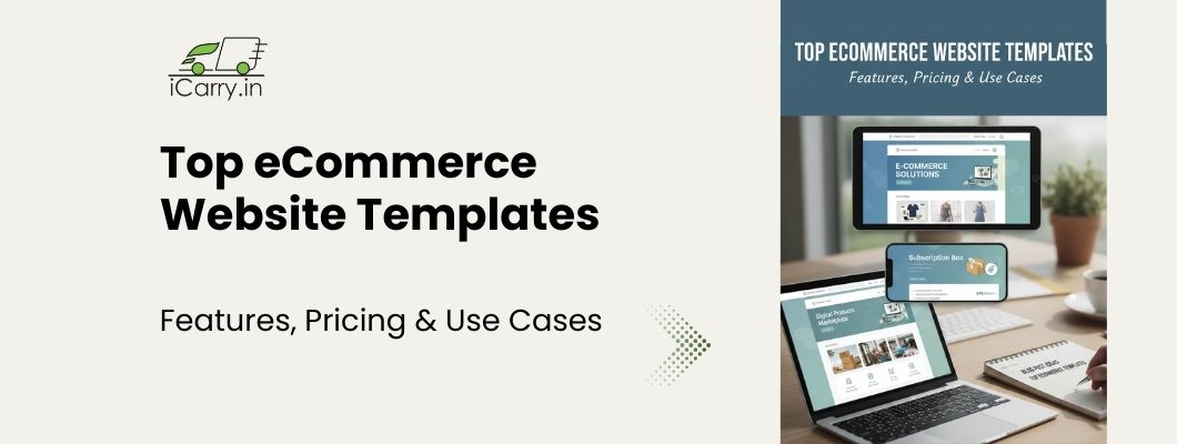 Top eCommerce website templates for online stores - comparing Shopify, WooCommerce, BigCommerce and Wix templates