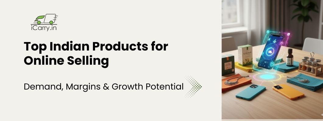 Top Indian Products for Online Selling - Demand, margins and growth potential for eCommerce success