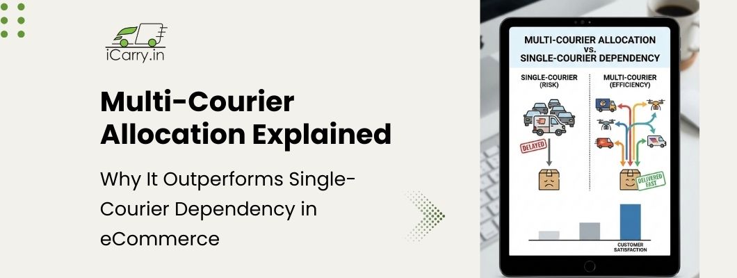 Multi-courier allocation strategy for eCommerce - using multiple courier partners for better delivery performance and cost optimization
