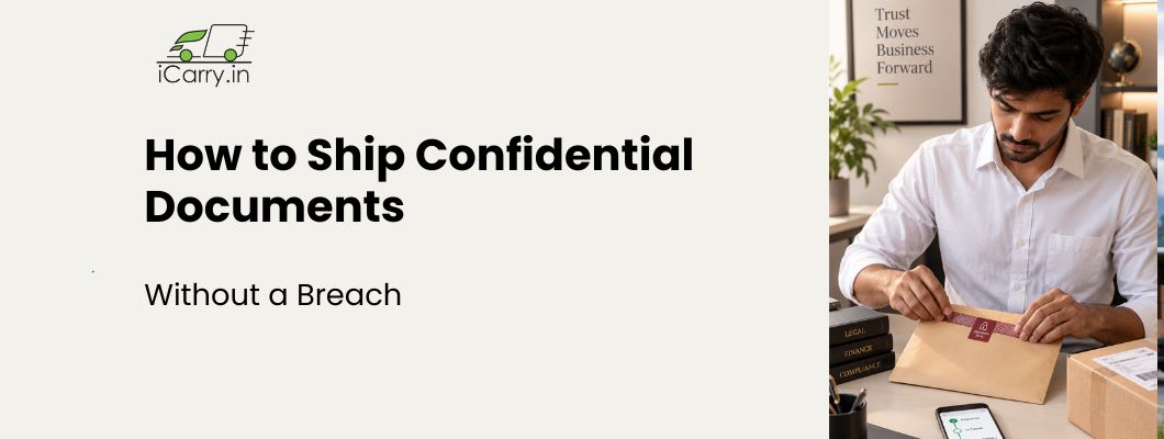 How to ship confidential documents securely, with proper packaging, handling, and delivery practices to prevent loss or data breaches