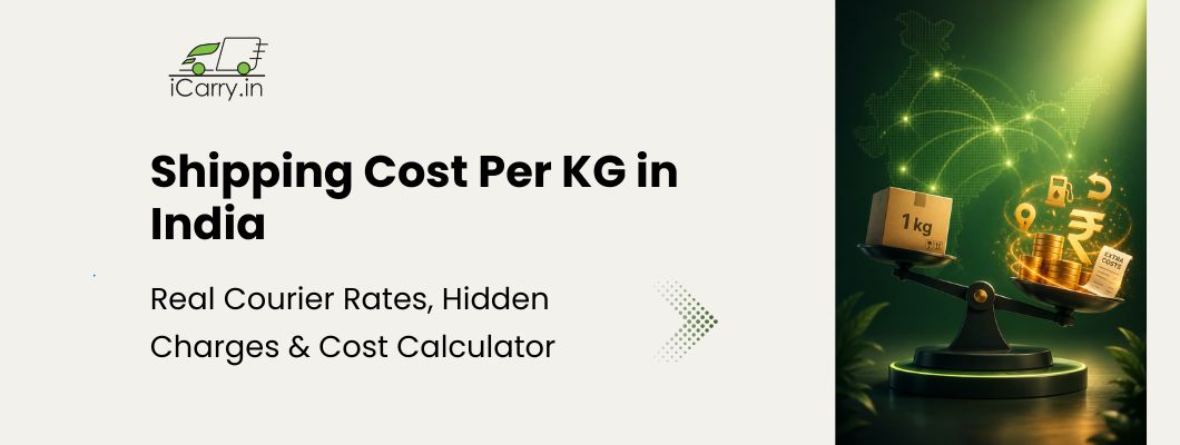 Shipping cost per kg in India - courier rates, zone pricing, volumetric weight and hidden charges explained