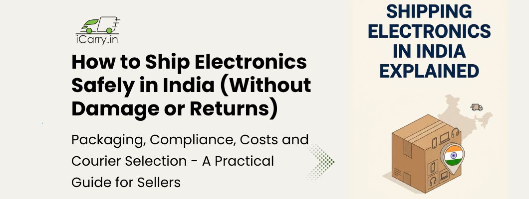 How to ship electronics safely in India - packaging, compliance and courier selection guide