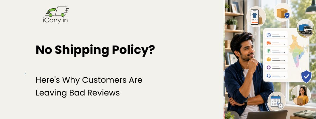 iCarry.in shipping policy, ecommerce shipping expectations, customer reviews, delivery costs, shipping options, tracking updates, and improving customer satisfaction