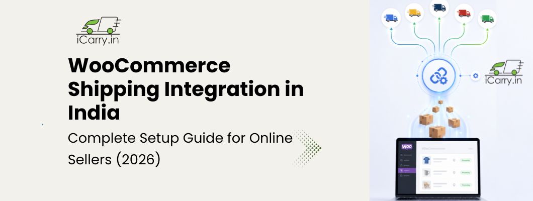WooCommerce shipping integration in India guide showing multi courier API connection dashboard automation order sync and setup workflow for ecommerce sellers